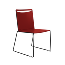 Splash Stackable Poly Back Chair on a Sled Base