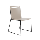 Splash Stackable Poly Back Chair on a Sled Base
