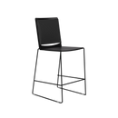 Splash Stackable Mesh Back Counter Stool on a Sled Base
