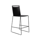 Splash Stackable Poly Back Bar Stool on a Sled Base