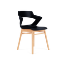 Zee Chairs Guest Chair on a Modern Wood Base