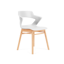 Zee Chairs Guest Chair on a Modern Wood Base