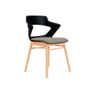 Zee Chairs Guest Chair on a Modern Wood Base