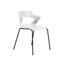 Zee Chairs Stackable Chair on a 4-Leg Base
