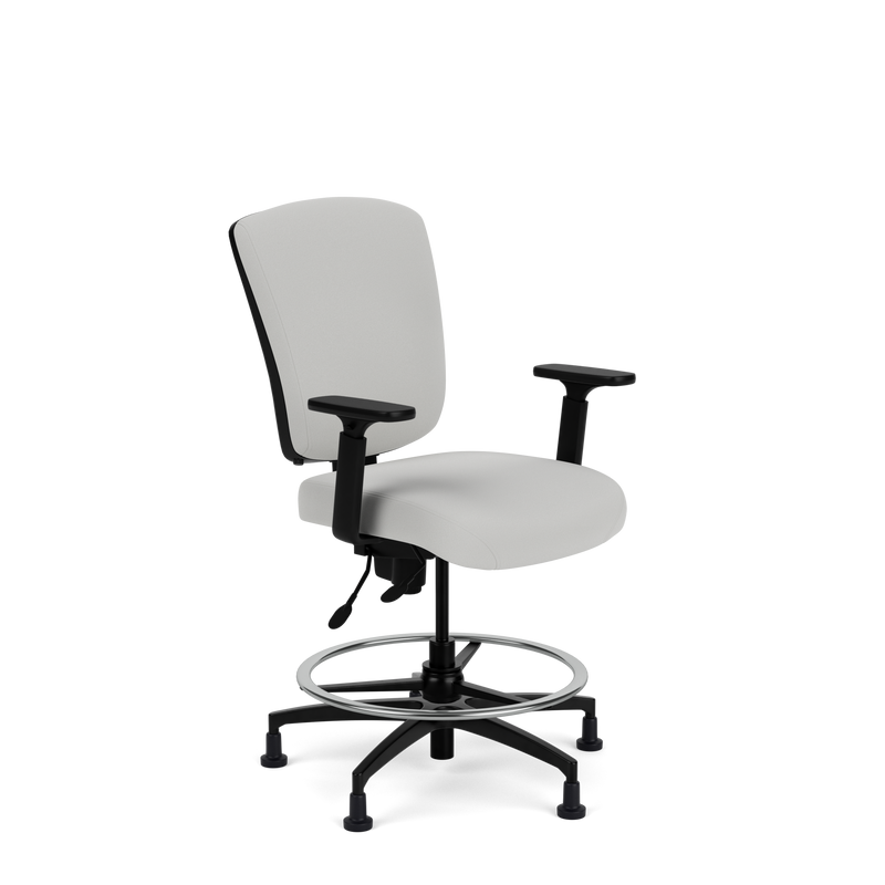 Brisbane HD 24/7 Mid Back Stool with a Medium B Seat