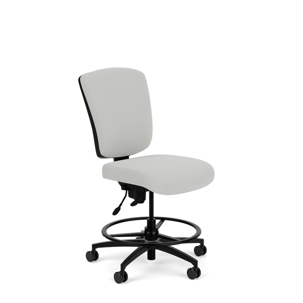 Brisbane HD 24/7 Mid Back Stool with a Large C Seat