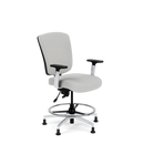 Brisbane HD 24/7 Mid Back Stool with a Large C Seat