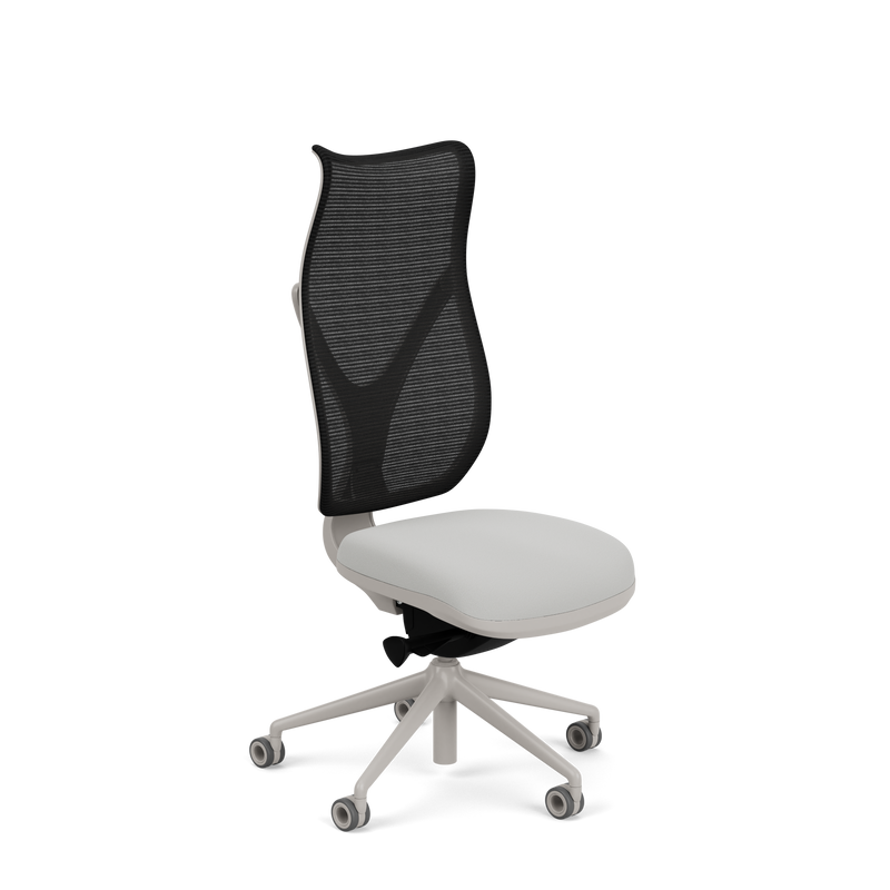 Onda Mesh High Back with Upholstered Seat