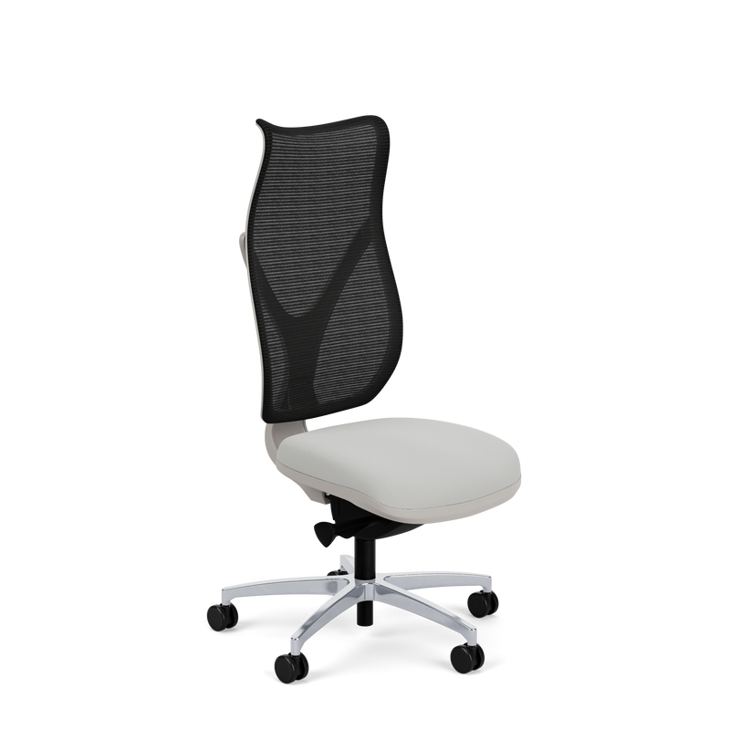 Onda Mesh High Back with Upholstered Seat