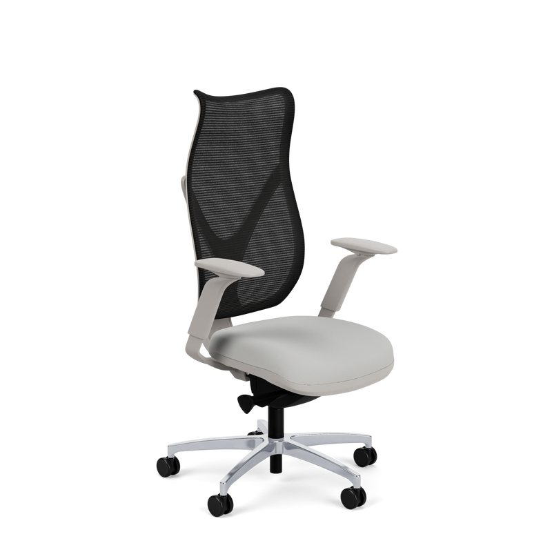 Onda Mesh High Back with Upholstered Seat