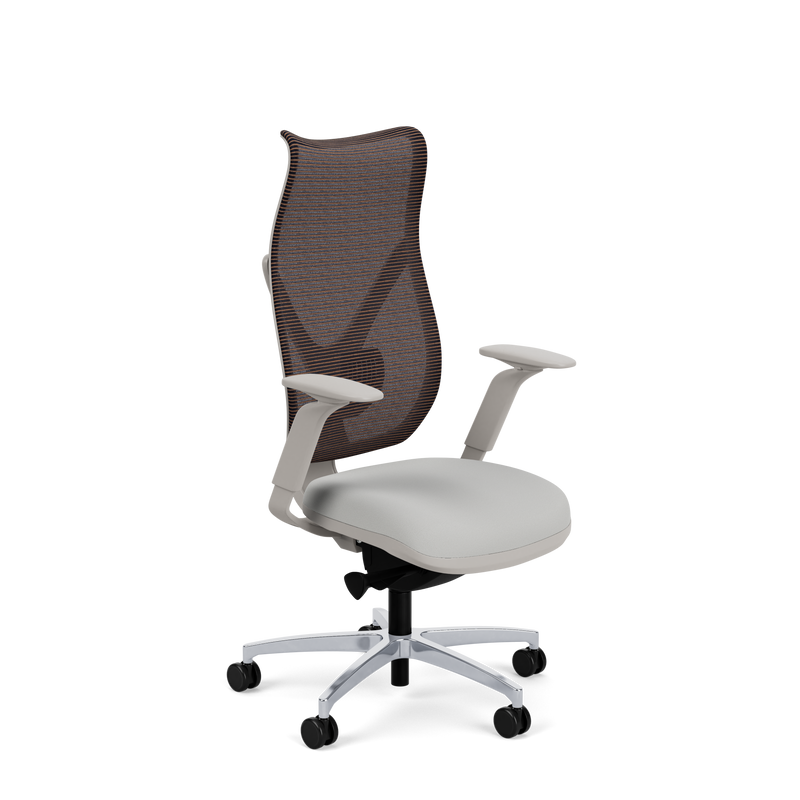 Onda Mesh High Back with Upholstered Seat