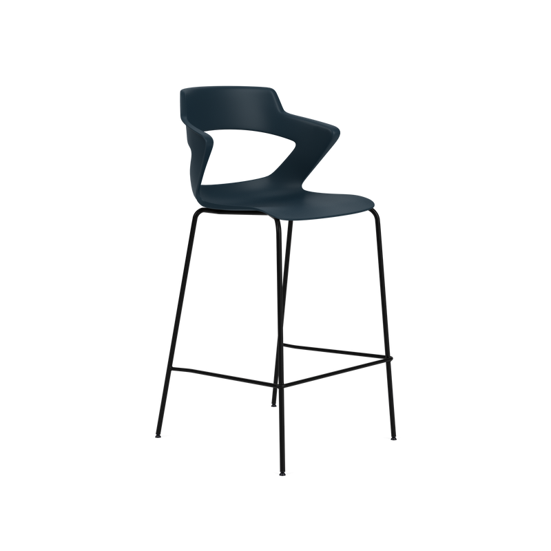 Zee Chairs Counter Stool on a 4-Leg Base