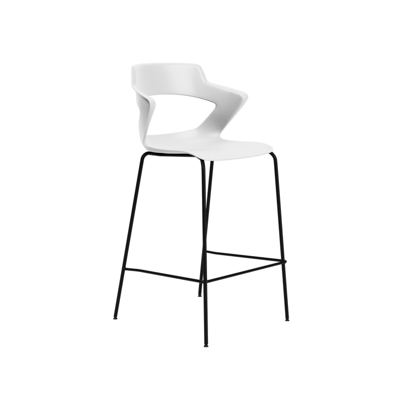 Zee Chairs Counter Stool on a 4-Leg Base