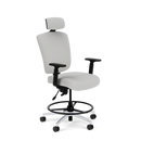 Brisbane HD 24/7 Mid Back Stool with a Standard A Seat