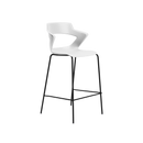Zee Chairs Bar Stool on a 4-Leg Base