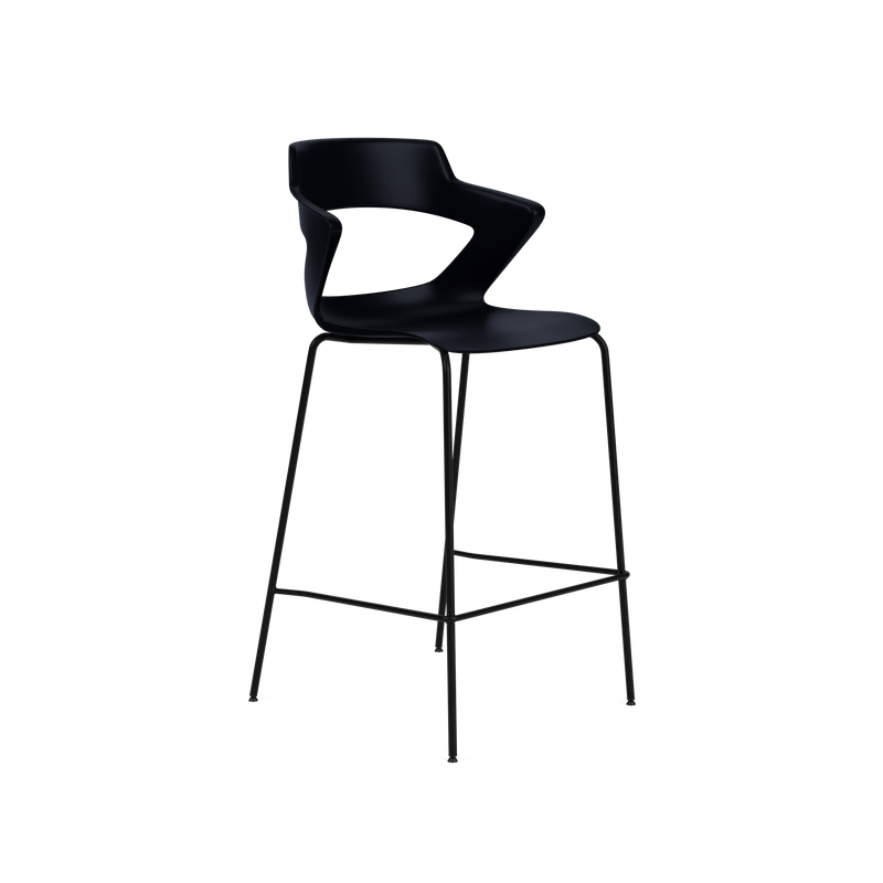 Zee Chairs Counter Stool on a 4-Leg Base