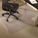 Everlife Clear Chair Mat for Medium Pile Carpet, 36" x 48" with Lip