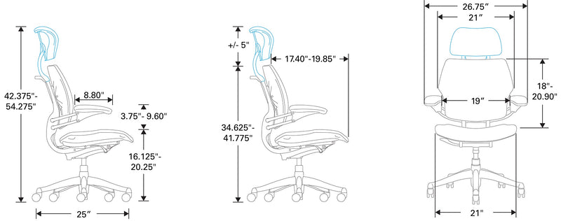 Freedom Task Azure Chair