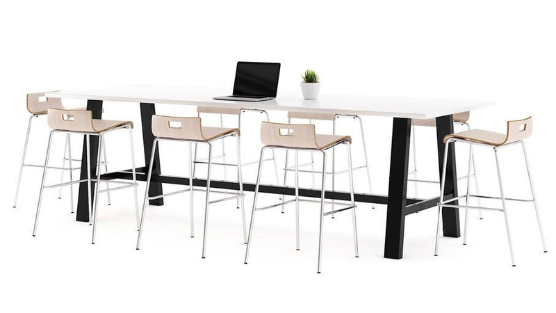 96"W x 36"D x 36"H High Pressure Laminate Midtown Counter Height Collaborative Table