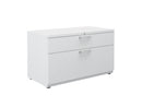 L Series Steel Storage 36" Wide BF Lateral File On Feet Metal Front