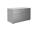 L Series Steel Storage 36" Wide BF Lateral File On Feet Metal Front