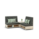 LB Lounge 2 Seater 50H X 54W X 30 Open Base