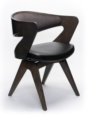 Milan Bold Chair with Plywood Back and Back Cushion