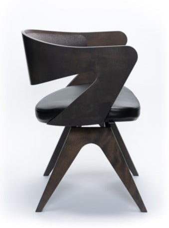 Milan Bold Chair with Plywood Back and Back Cushion