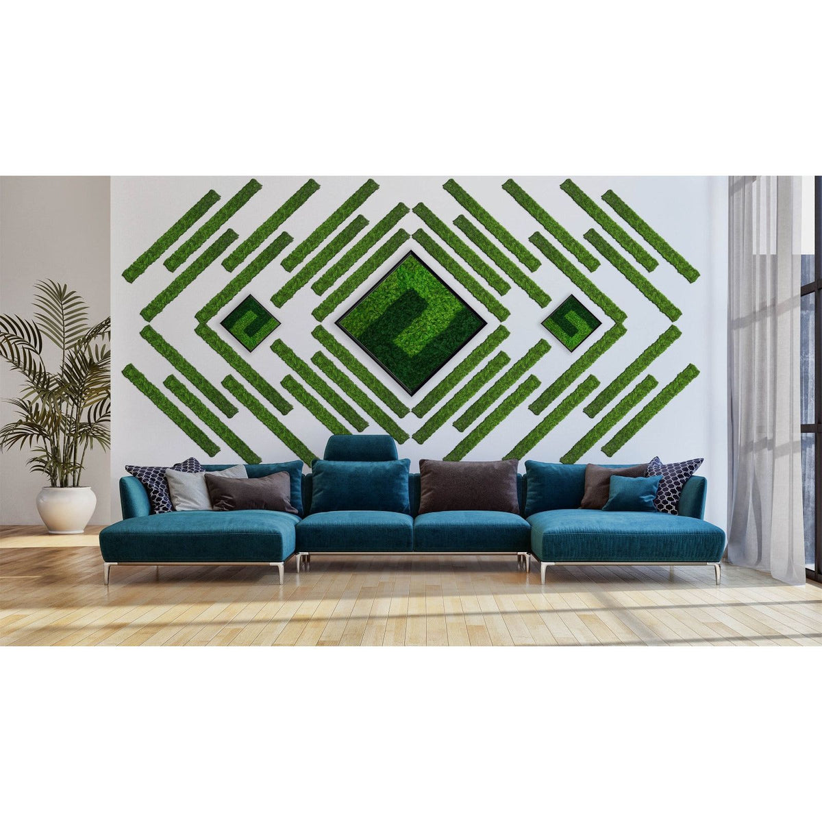 Preserved Moss Wall Panels