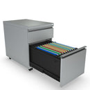 OS 2 Drawer Metal File and Box Pedestal - 22"D
