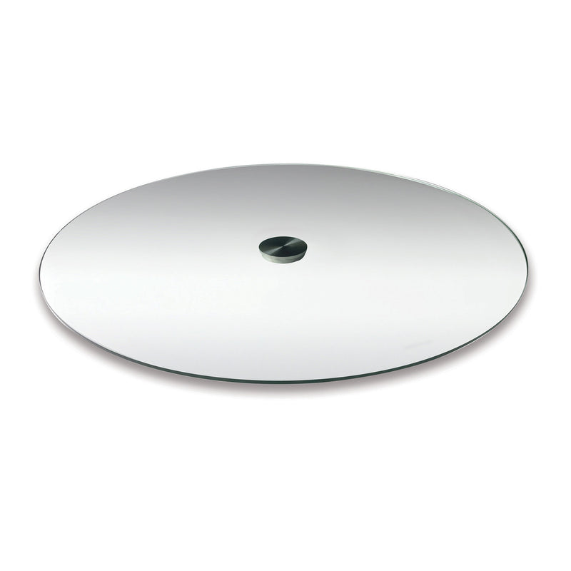 OS 24" Round Clear Reception Table Glass Top - Requires Base