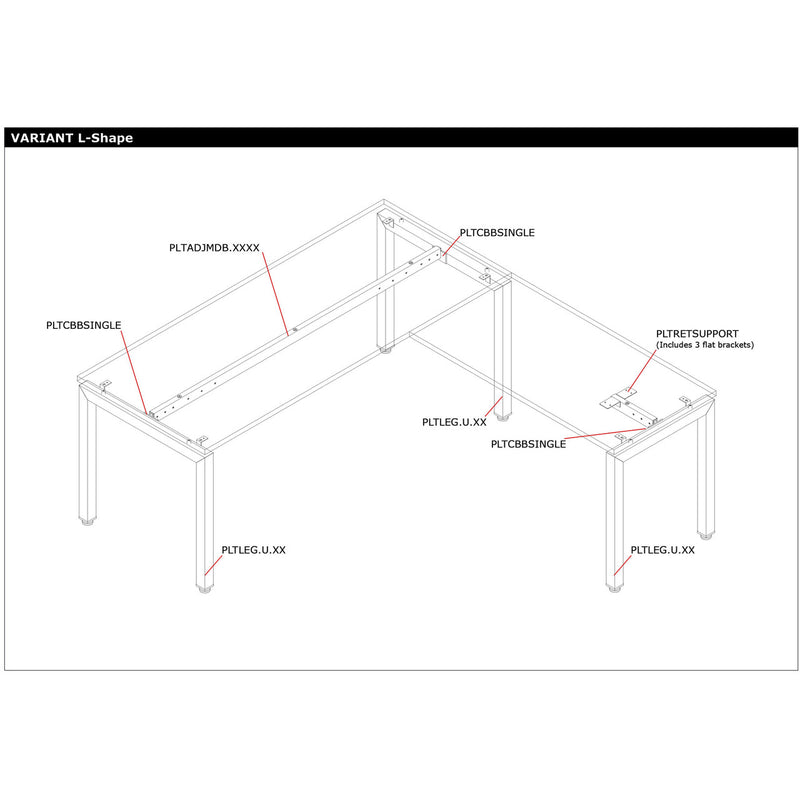 Variant Return Top Beam - 36", 42" and 48"