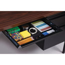 Raleigh 42"W Single Pedestal Steel Return