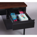 Raleigh 42"W Single Pedestal Steel Return