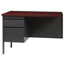 Raleigh 42"W Single Pedestal Steel Return