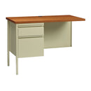 Raleigh 42"W Single Pedestal Steel Return