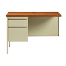 Raleigh 42"W Single Pedestal Steel Return