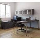 OS Laminate Optional Silver Glass Hutch Doors - For OS141OH or OS209OH Open Hutches