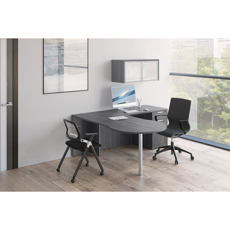 OS Laminate Optional Silver Glass Hutch Doors - For OS144OH, OS208OH, & P2044OH Hutches