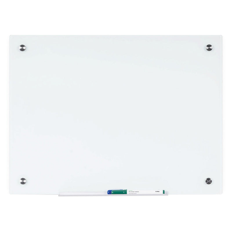 Vizual Magnetic Glass Dry-Erase Board - 24" x 36"