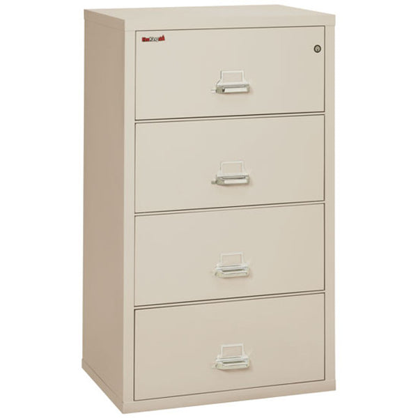 OS 4 Drawer Fireproof Letter and Legal Lateral File Cabinet - 31-3/16" Wide