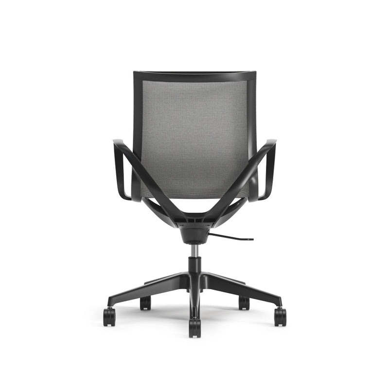 Roya Black Frame, White Mesh Lite Task/Conference Chair