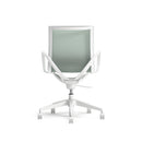 Roya White Frame, Teal Mesh Lite Task/Conference Chair