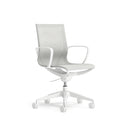 Roya White Frame, White Mesh Lite Task/Conference Chair
