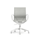 Roya White Frame, White Mesh Lite Task/Conference Chair