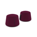 Soft Round Mobile Ottoman 18H