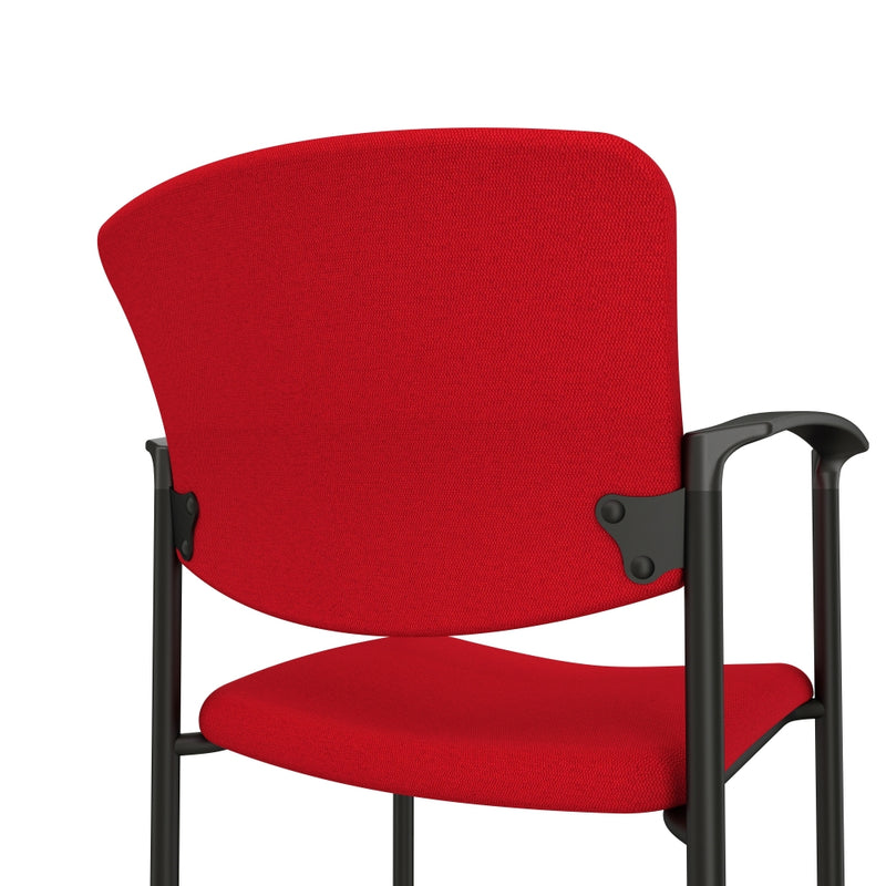 Trix Configurable Side Chair with Arms on Glides