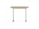 Collaborative Spaces™ Laptop Table with Racetrack Top & Foot Base