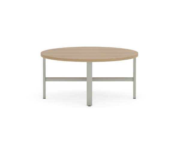 Collaborative Spaces™ 17"H Occasional Coffee Table with Round Top - 30"W x 30"D