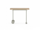 Collaborative Spaces™ Laptop Table with Rectangular Top, Wheel & Foot Base